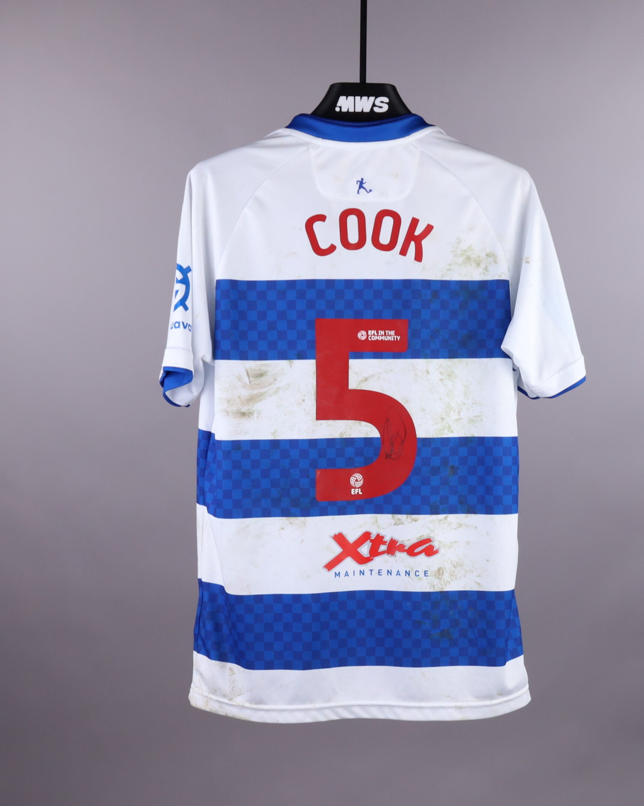 Steve Cook | Queens Park Rangers - Wrexham A.F.C. | MatchWornShirt