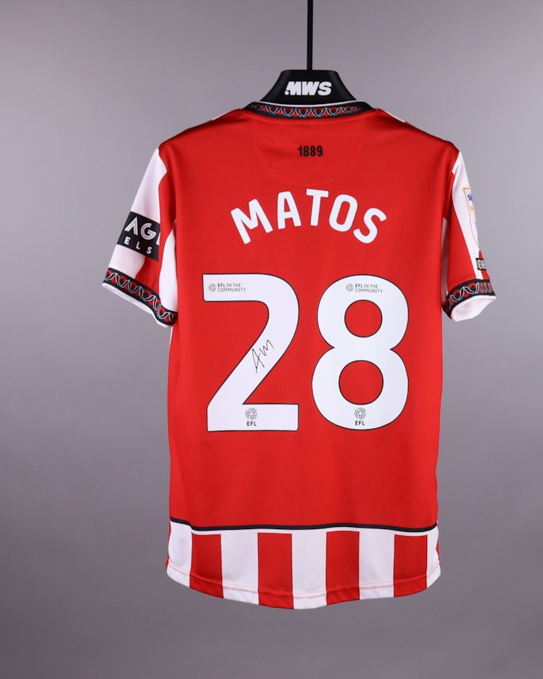 Alex Matos Sheffield United jersey