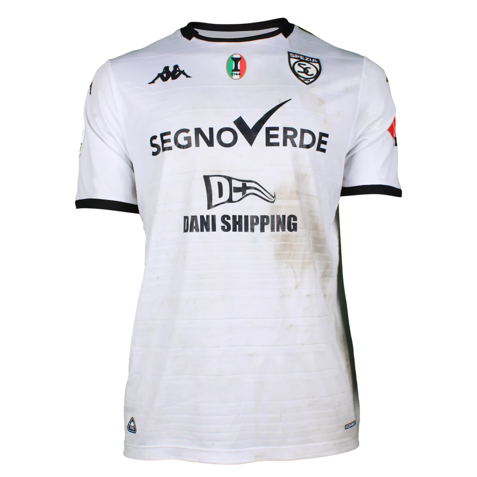 Petko Hristov Spezia Calcio camisa.