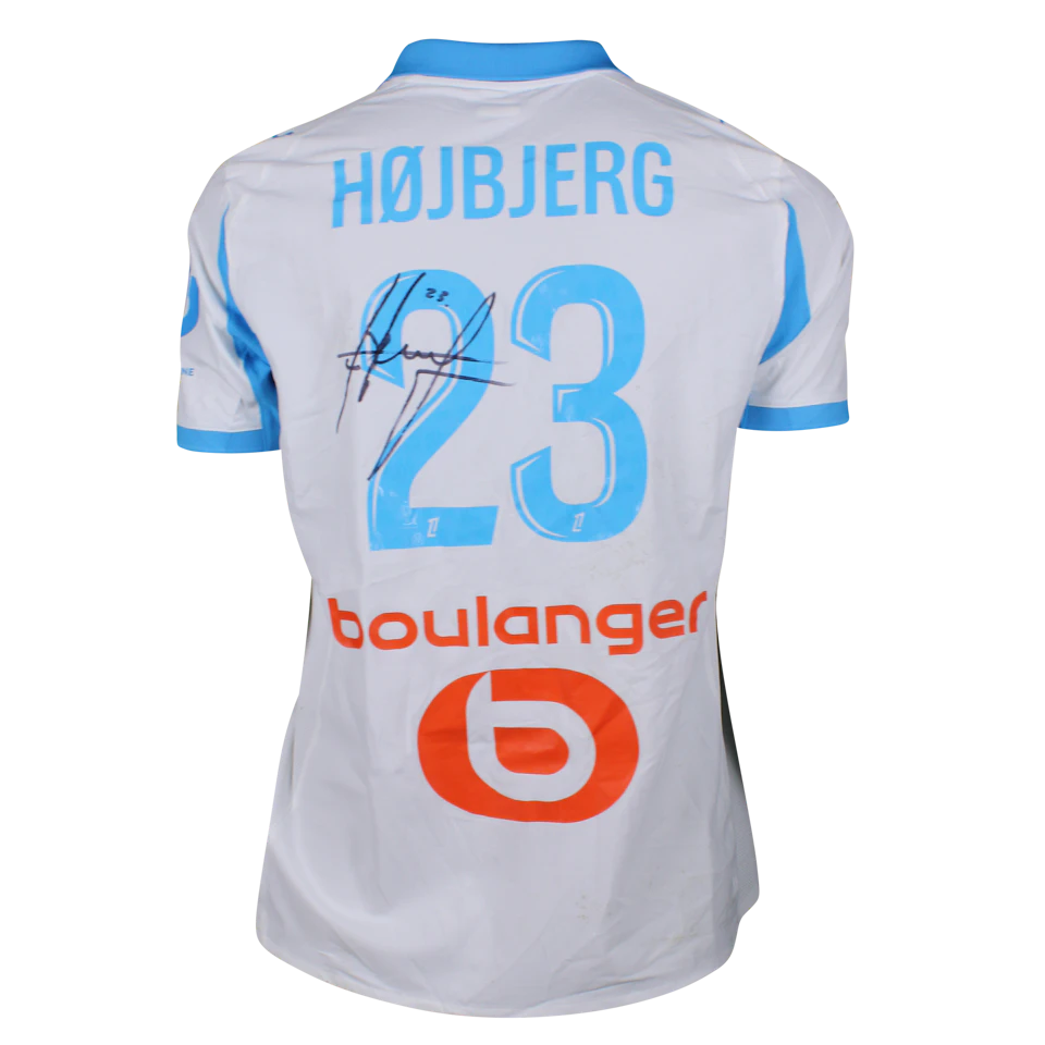 Pierre-Emile Højbjerg Olympique de Marseille shirt