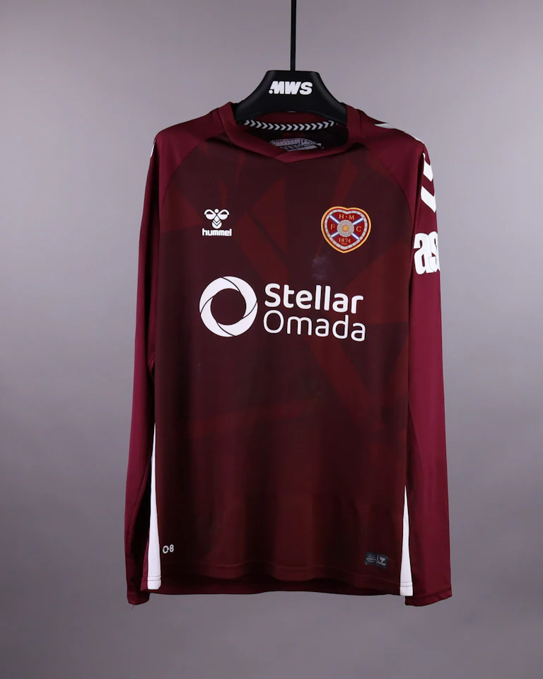 来自Heart of Midlothian的Cláudio Rafael Soares Braga球衣