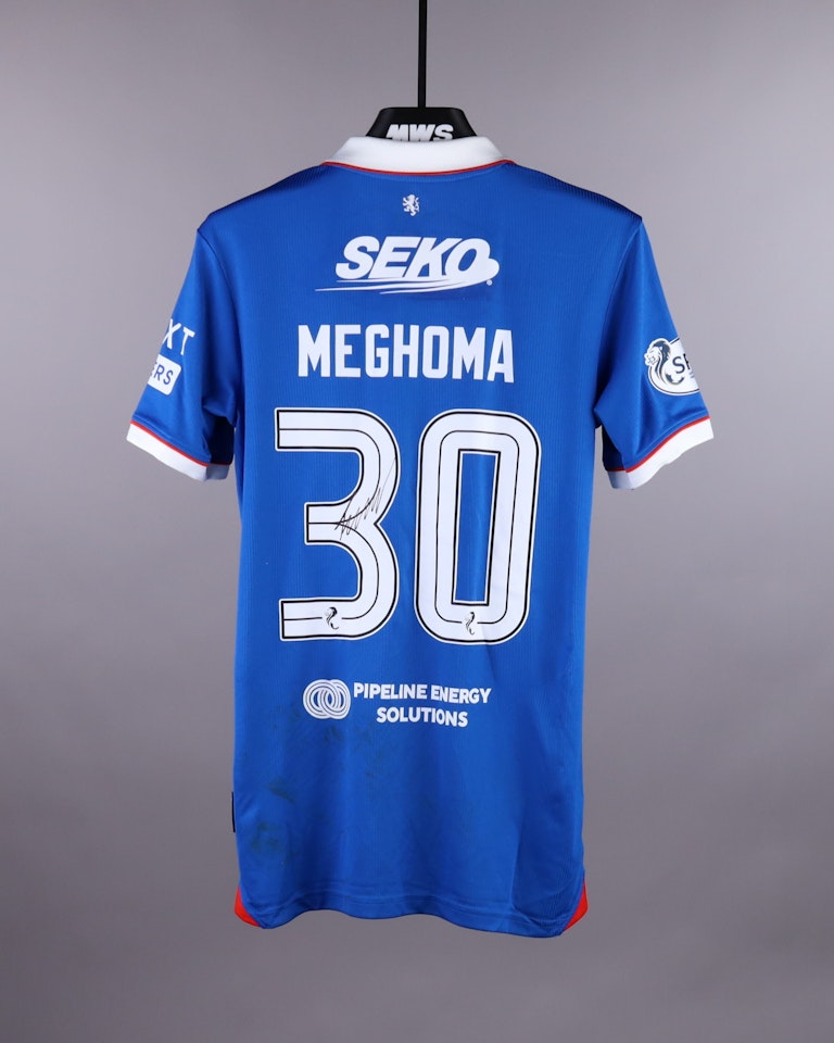 Jayden Meghoma Rangers jersey
