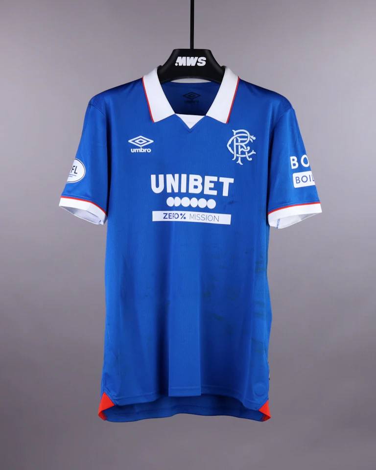 Mikey Moore | Rangers - Dundee F.C. | MatchWornShirt