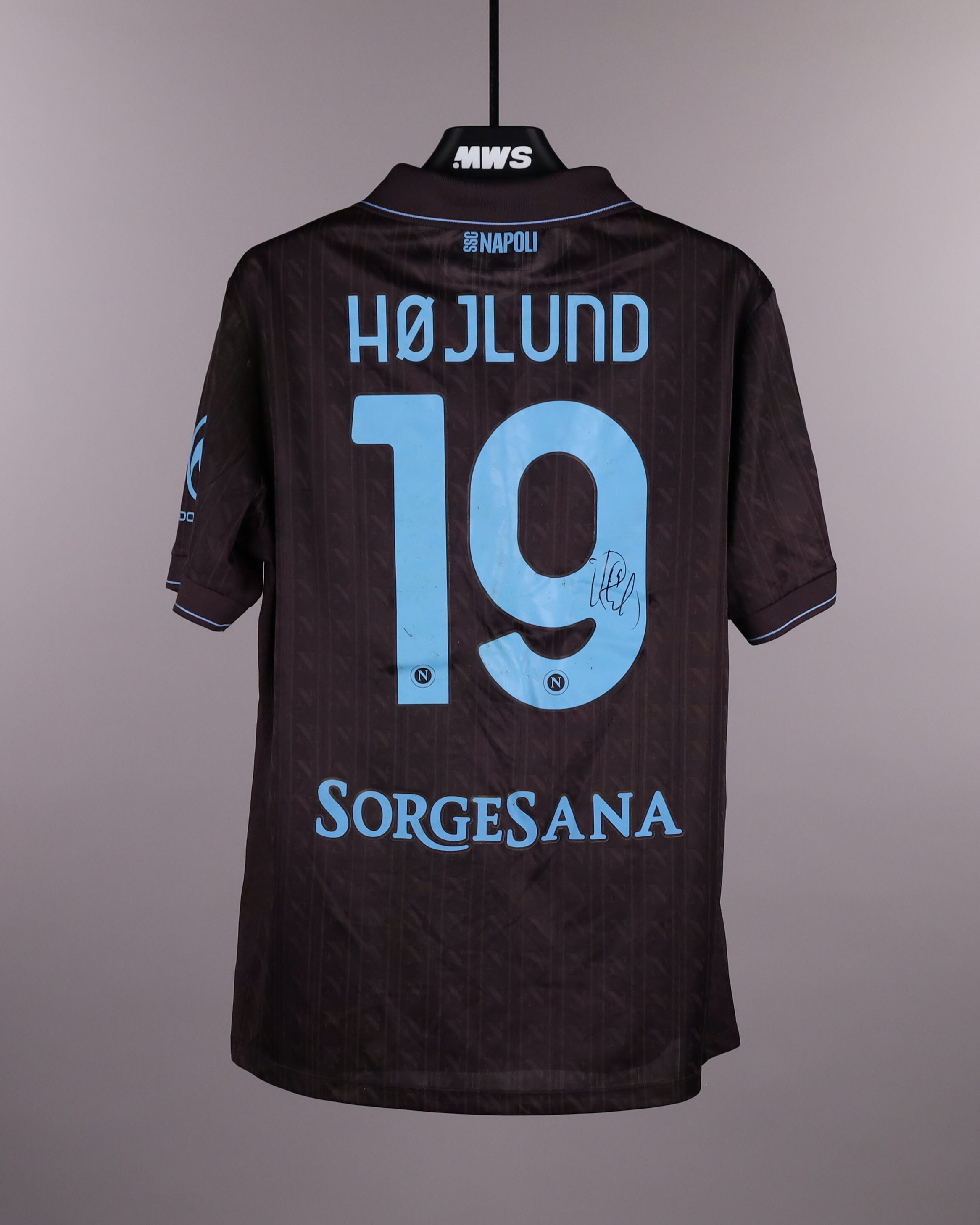 Rasmus Højlund | Juventus FC - Napoli | MatchWornShirt