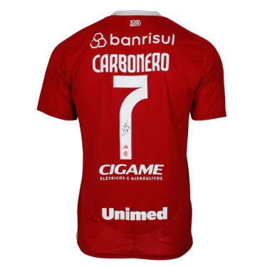 来自Internacional的Johan Stiven Carbonero Balanta球衣