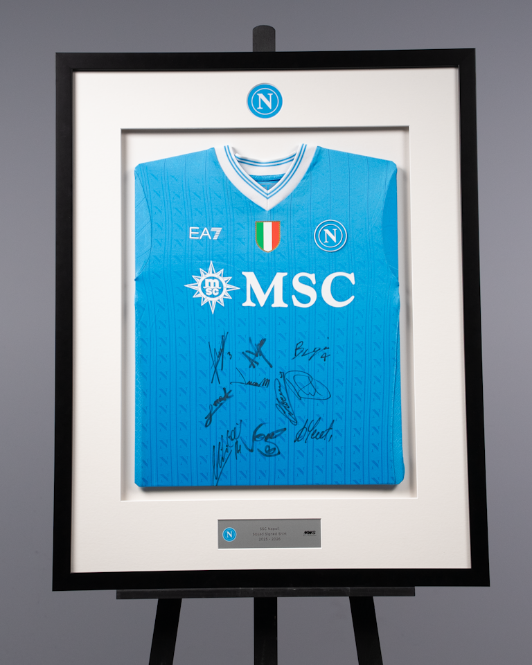 Classic Edition Framed Squad Signed Shirt
