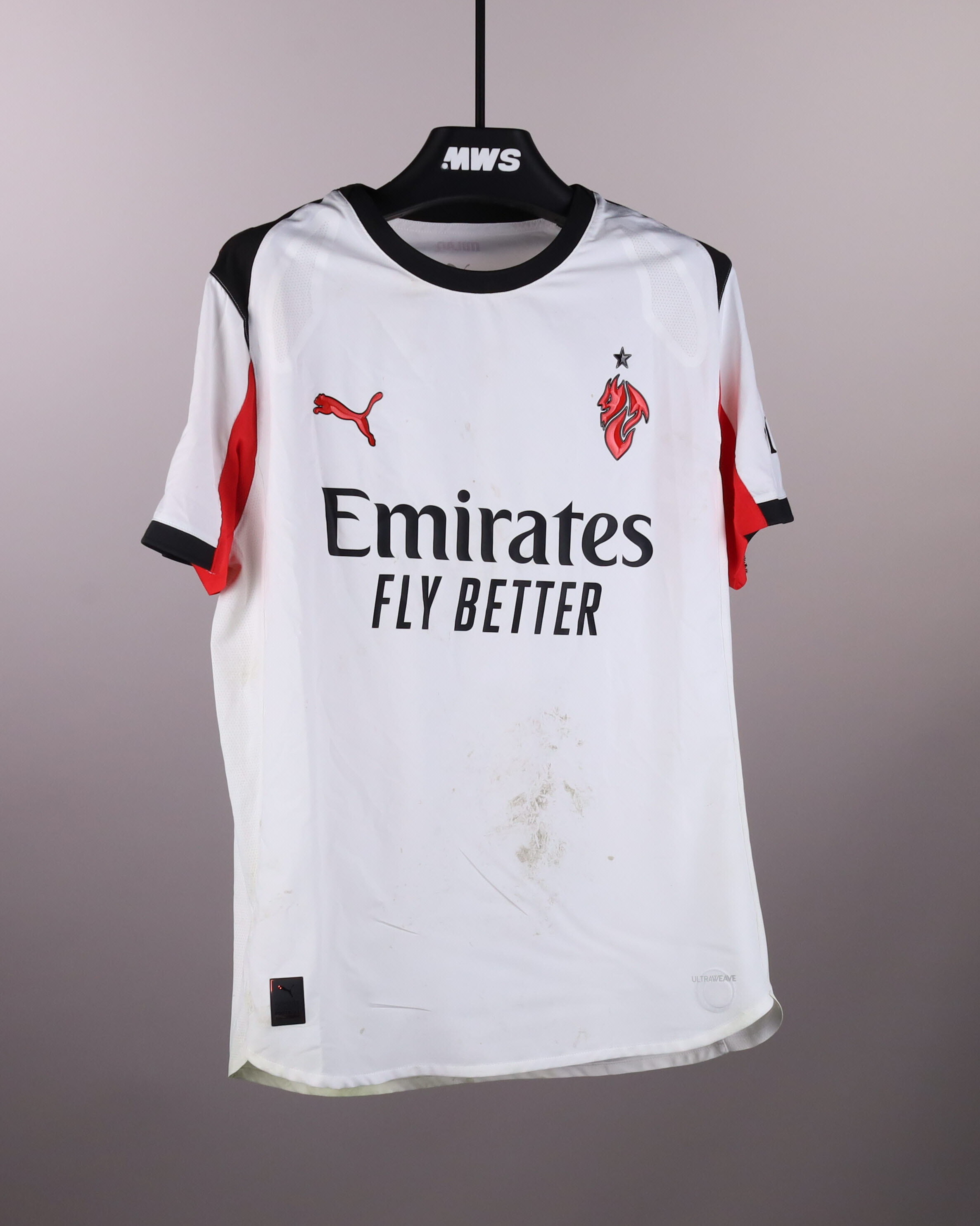 Alexis Saelemaekers | AS Roma - AC Milan | MatchWornShirt