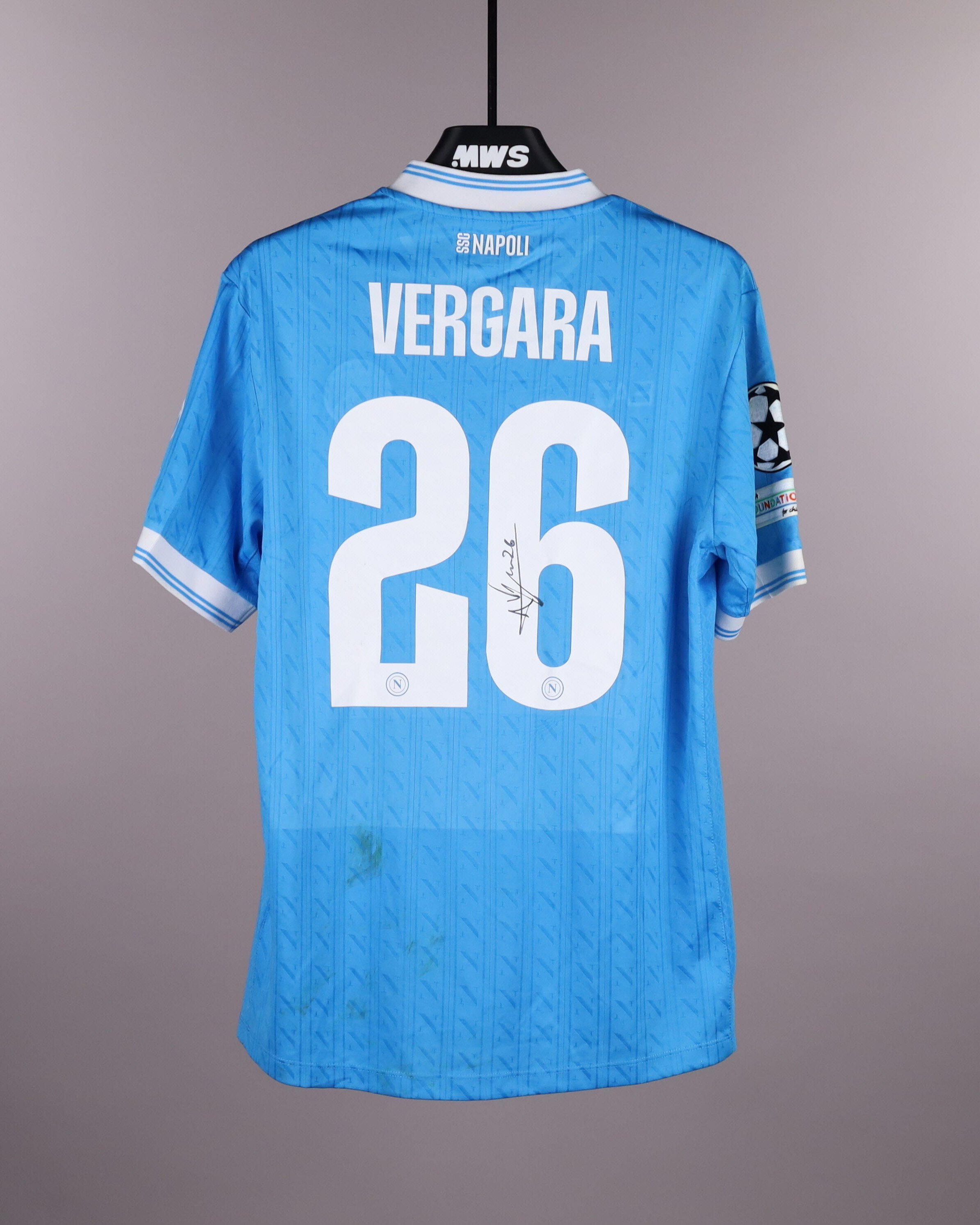 Antonio Vergara | Napoli - Chelsea | MatchWornShirt