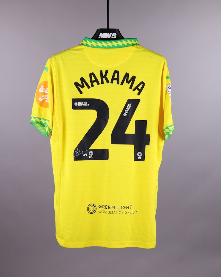 Jovon Makama Norwich City jersey
