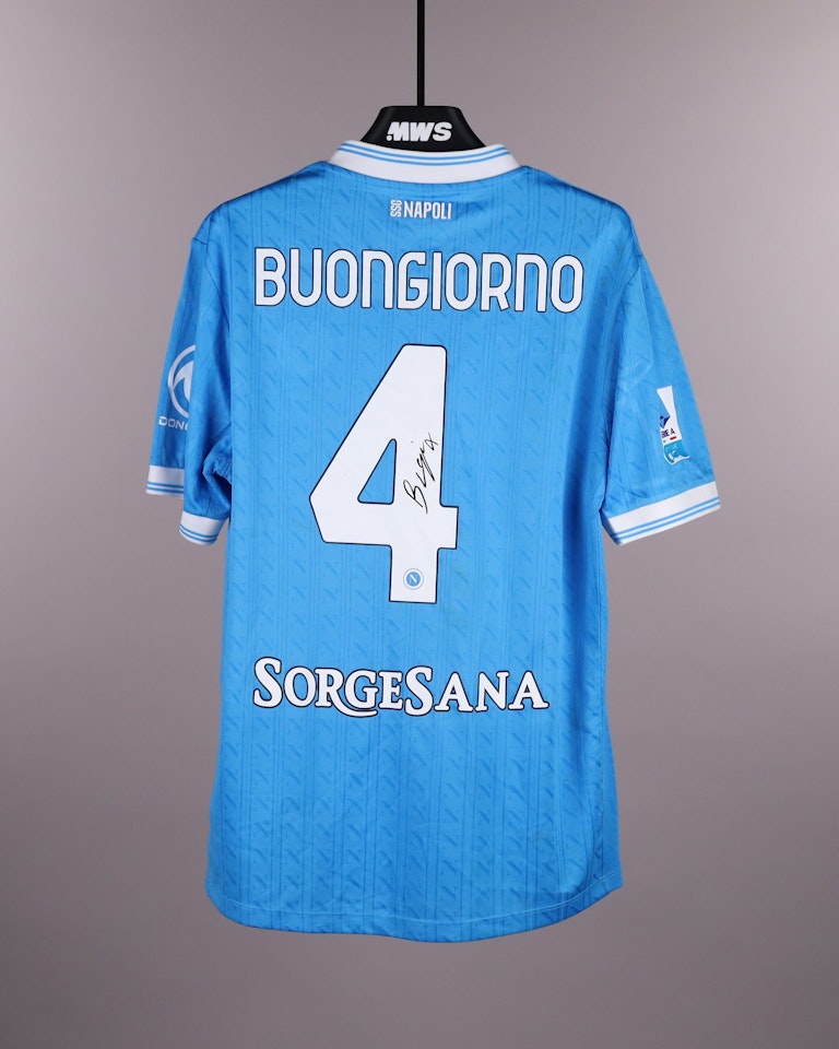 Shirt van Alessandro Buongiorno SSC Napoli