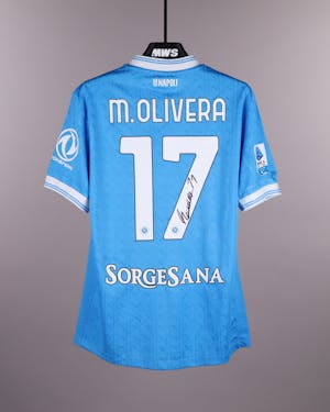 SSC Napoli 팀의 Mathías Olivera 셔츠