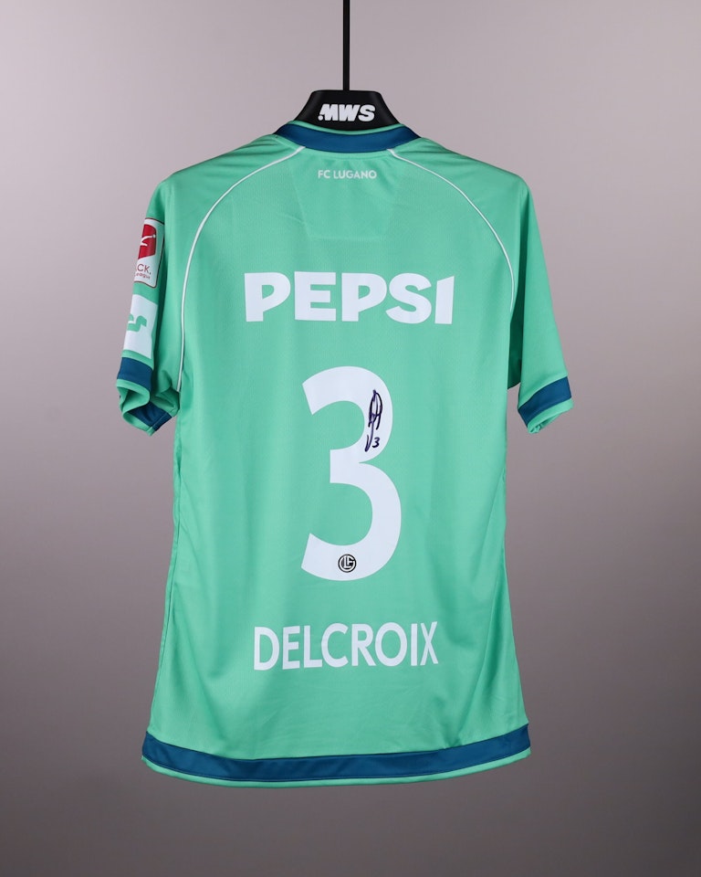Hannes Delcroix FC Lugano jersey