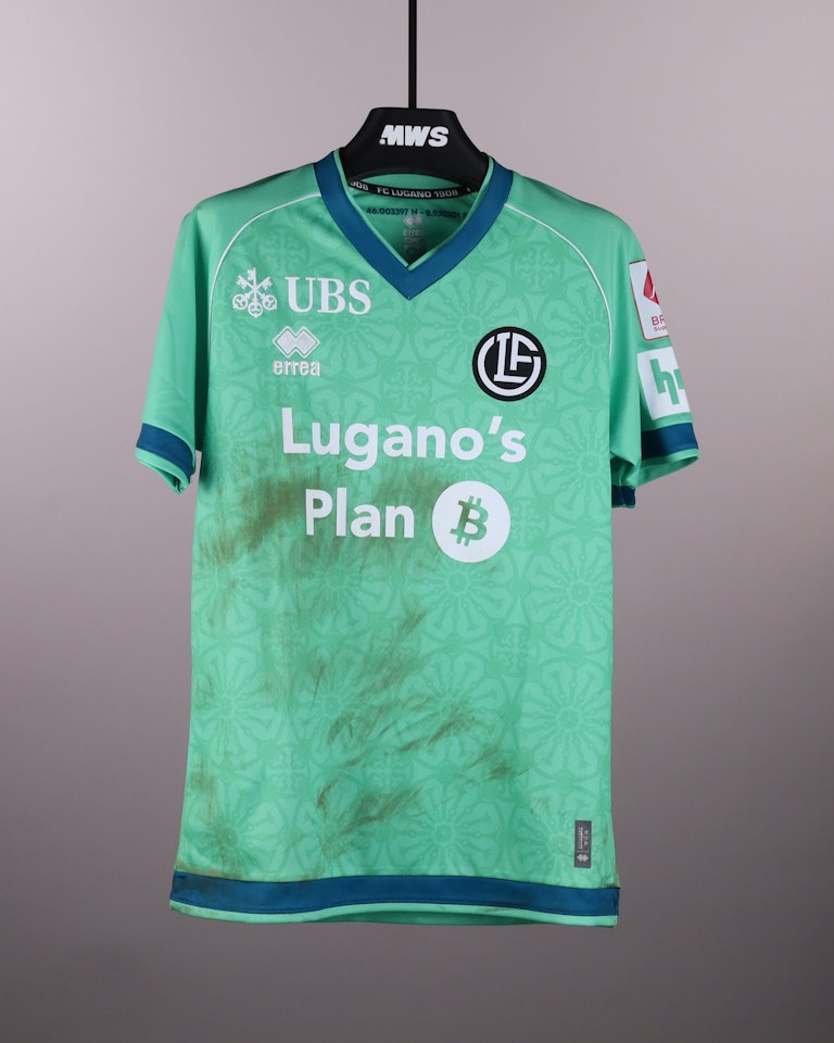Hicham Mahou FC Lugano jersey