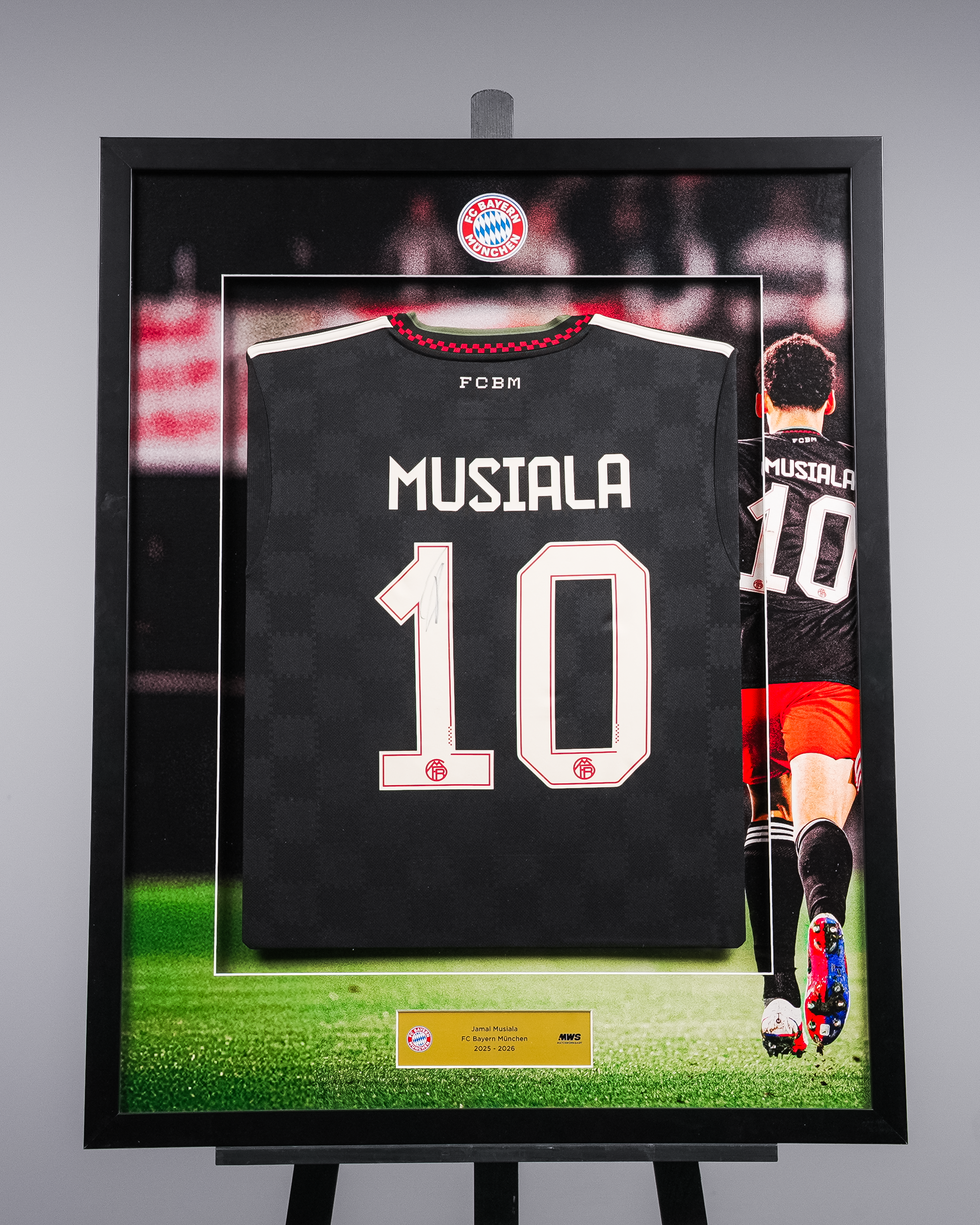 Jamal Musiala | Limited Edition Framed Signed Third Shirt