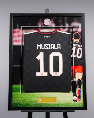 Jamal Musiala | Limited Edition Framed Signed Third Shirt