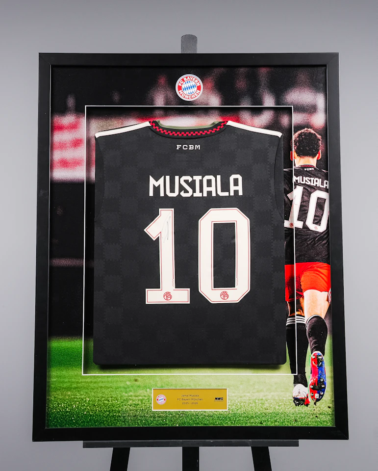 Jamal Musiala | Limited Edition Framed Signed Third Shirt