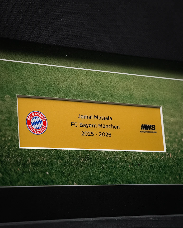 Jamal Musiala | Limited Edition Framed Signed Third Shirt