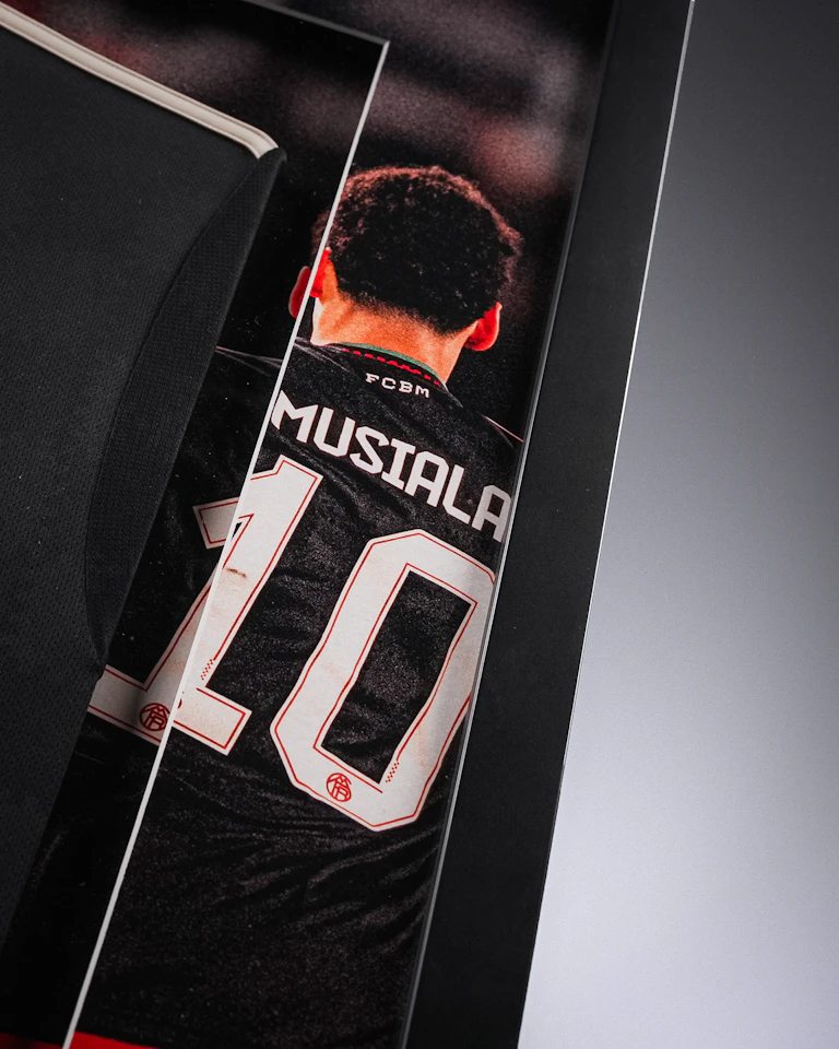 Jamal Musiala | Limited Edition Framed Signed Third Shirt