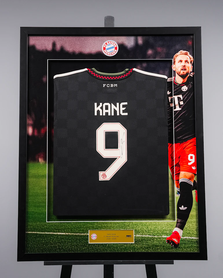 Harry Kane | Limited Edition Framed Signed Third Shirt