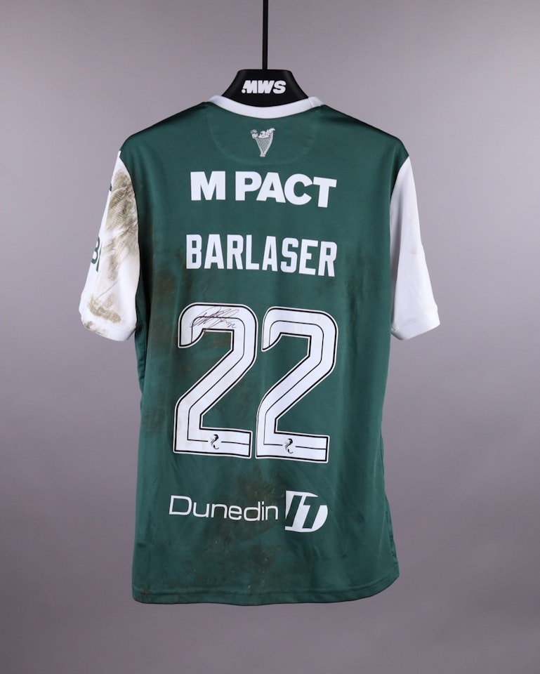 Daniel Barlaser Hibernian jersey