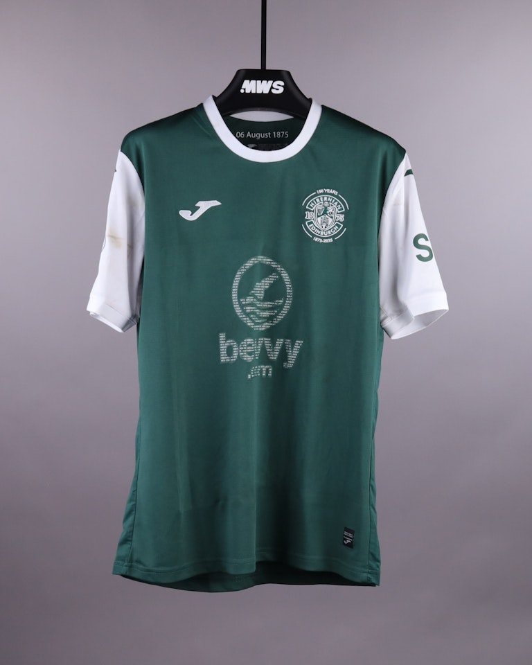 Daniel Barlaser Hibernian jersey