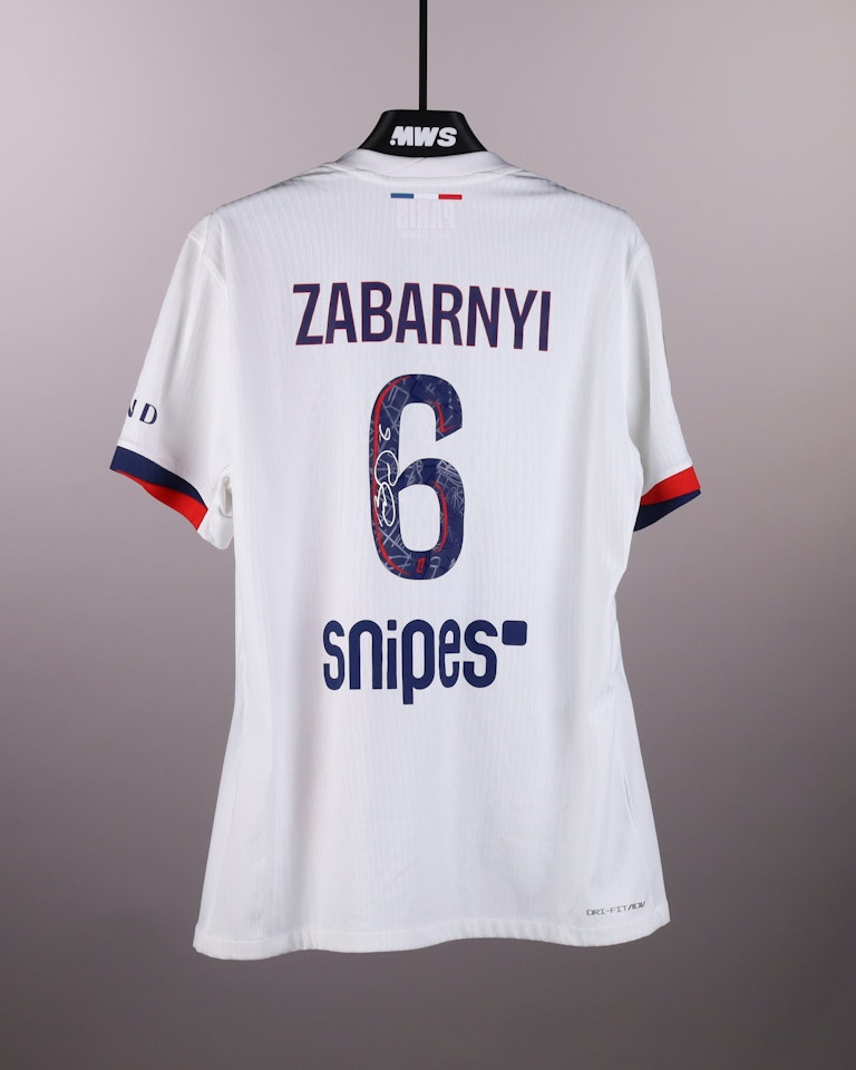 Illia Zabarnyi Paris Saint-Germain jersey