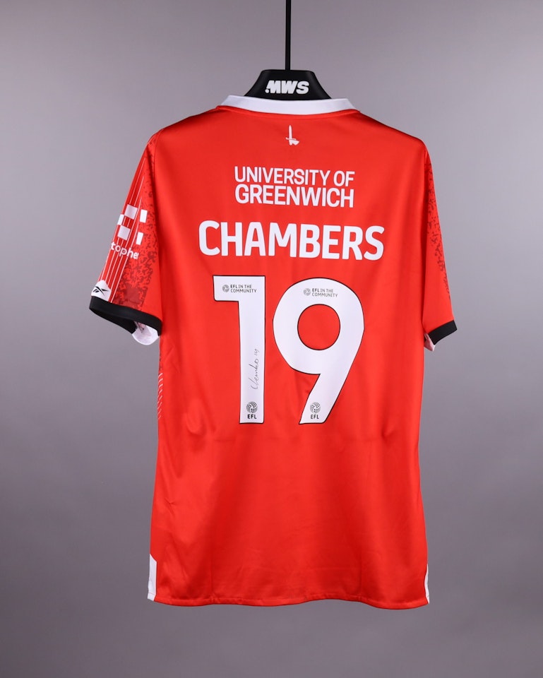 Luke Chambers Charlton Athletic jersey