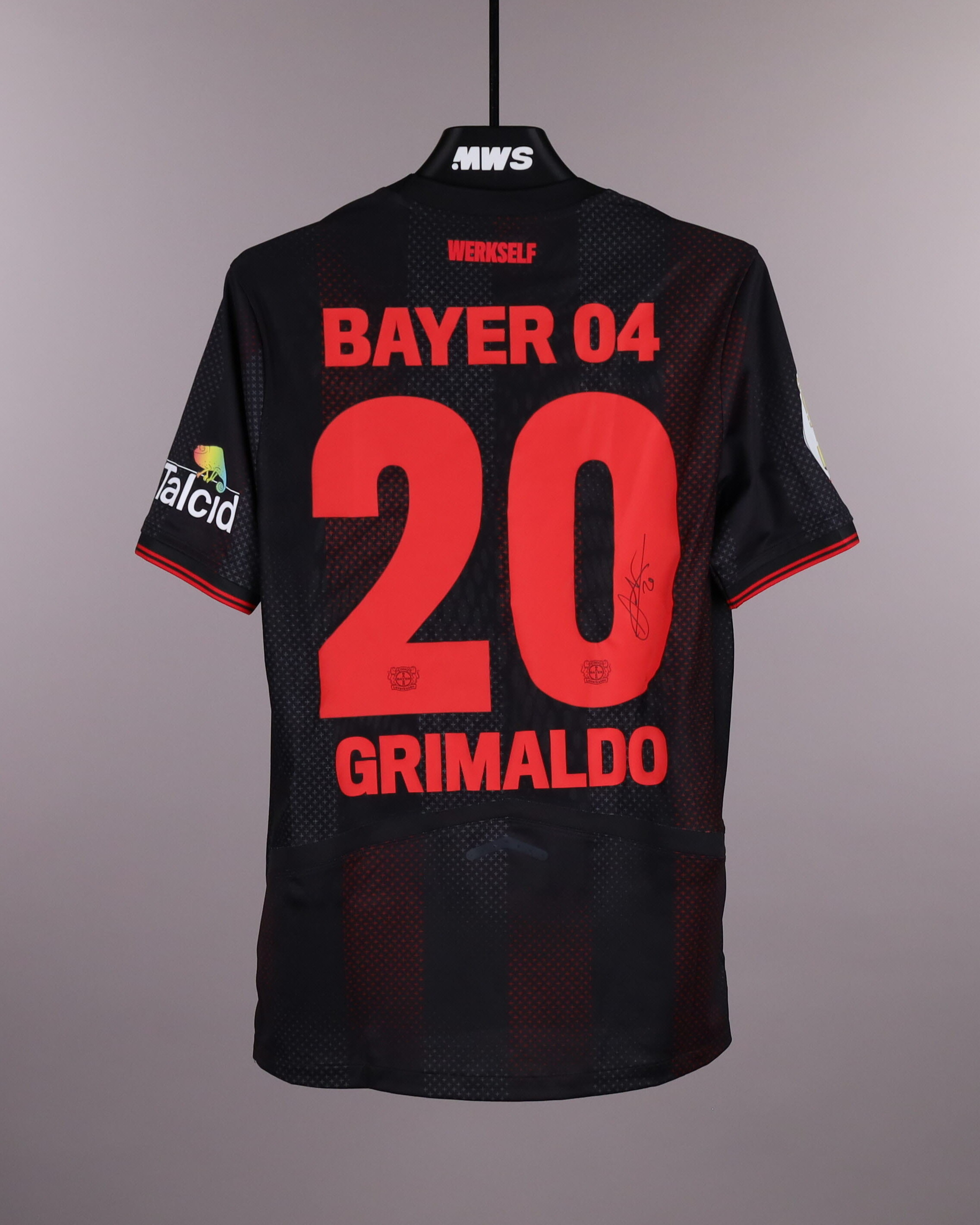 Alejandro Grimaldo | Bayer Leverkusen - St. Pauli | MatchWornShirt