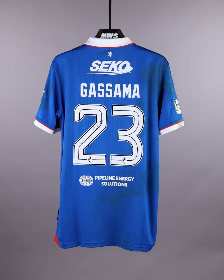 Djeidi Gassama Rangers jersey