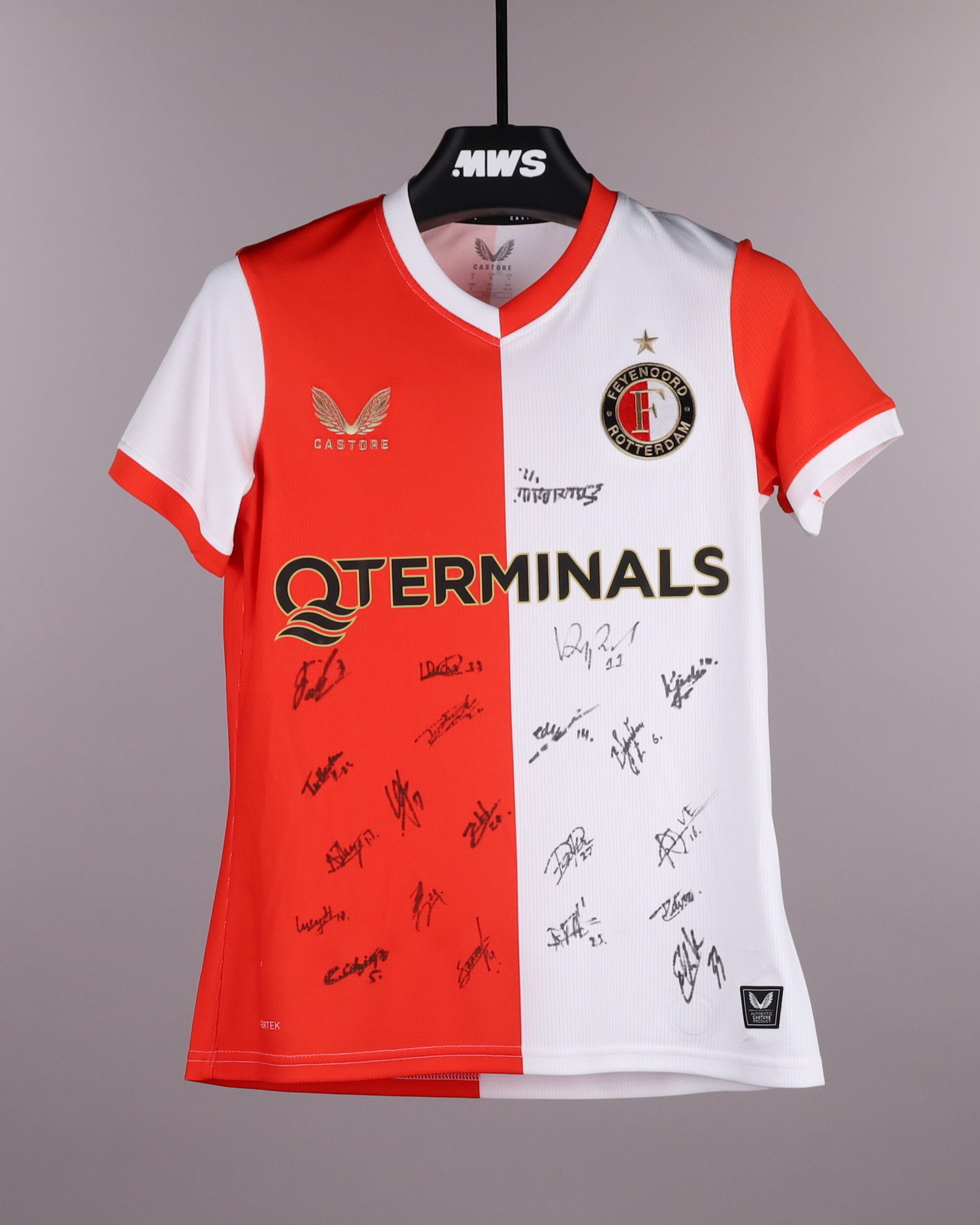 Official Feyenoord Football Match-Worn Shirts Auctions