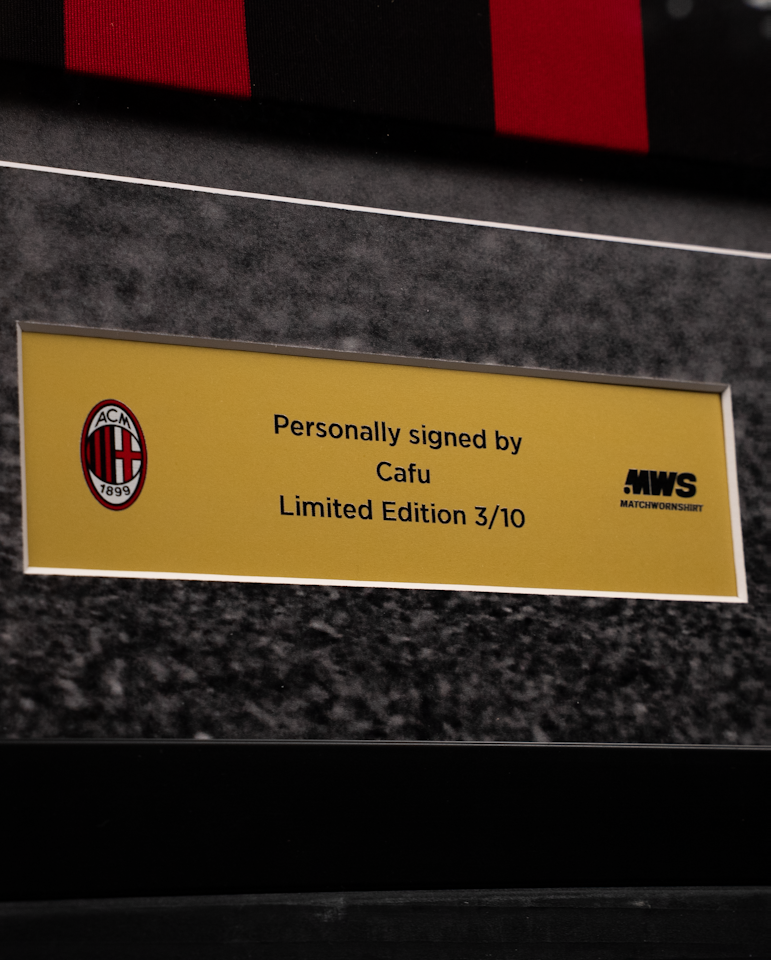 Limited Edition Framed Cafu Shirt - 8