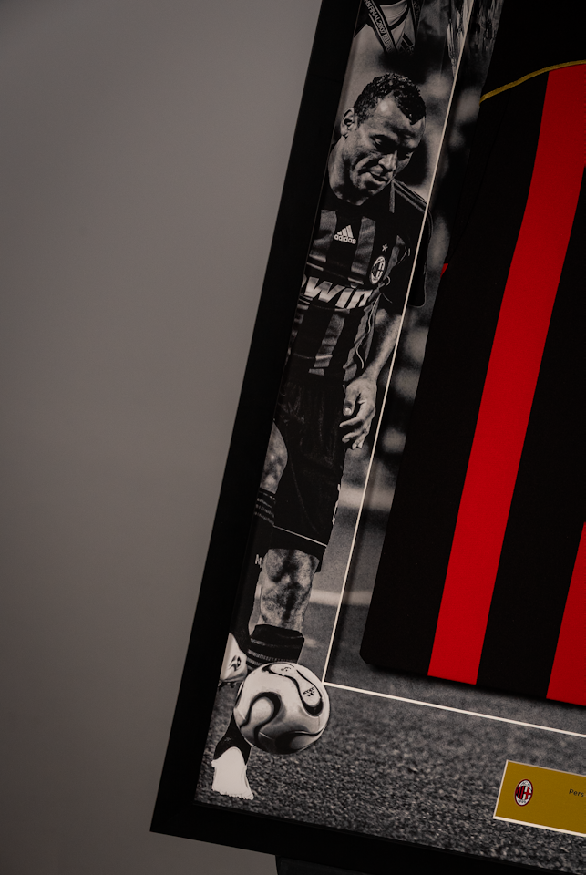 Limited Edition Framed Cafu Shirt - 8