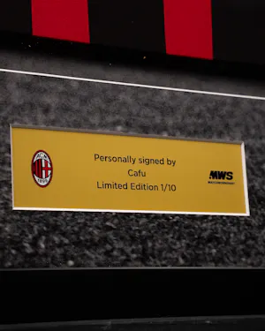 Limited Edition Framed Cafu Shirt - 6