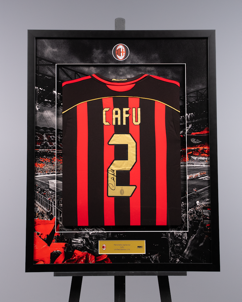 Limited Edition Framed Cafu Shirt - 1