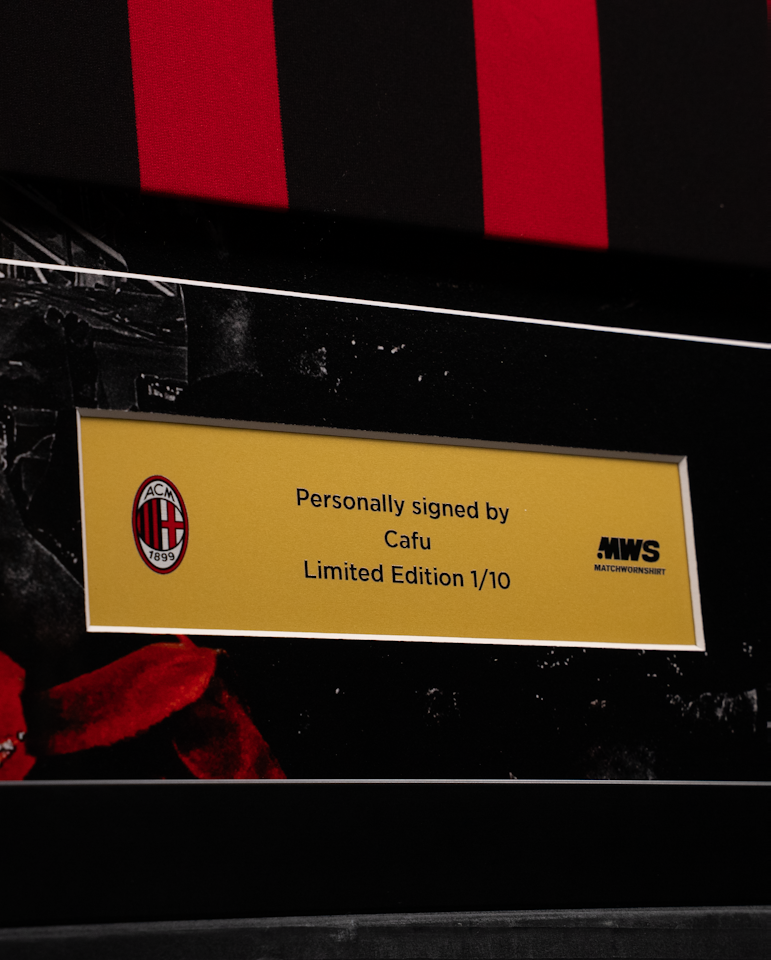 Limited Edition Framed Cafu Shirt - 1
