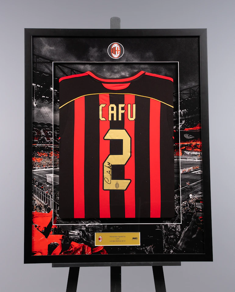 Limited Edition Framed Cafu Shirt - 3