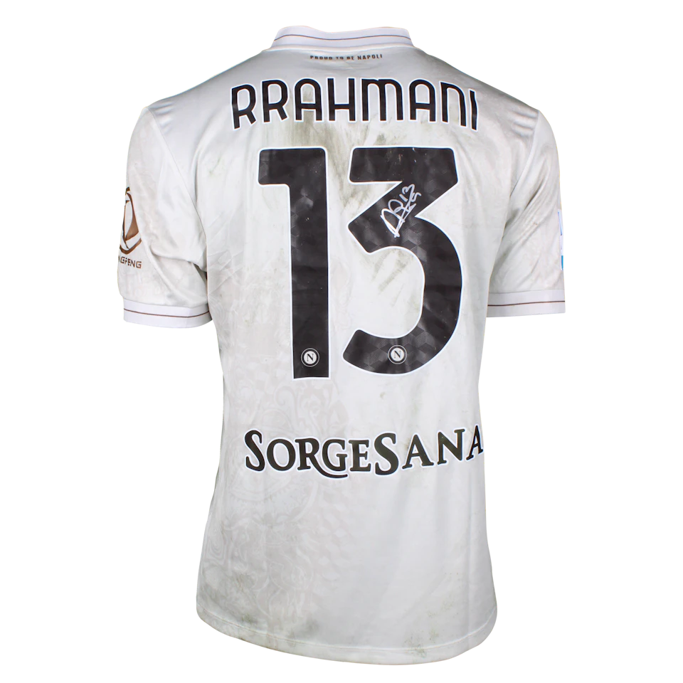 来自SSC Napoli的Amir Rrahmani球衣
