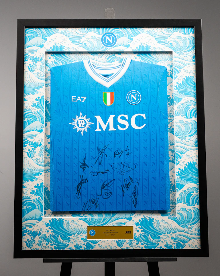 Limited Edition Framed Squad Signed Shirt | MatchWornShirt