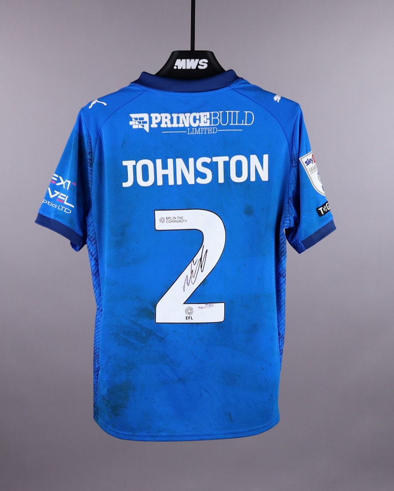 Carl Robert Johnston Peterborough United shirt