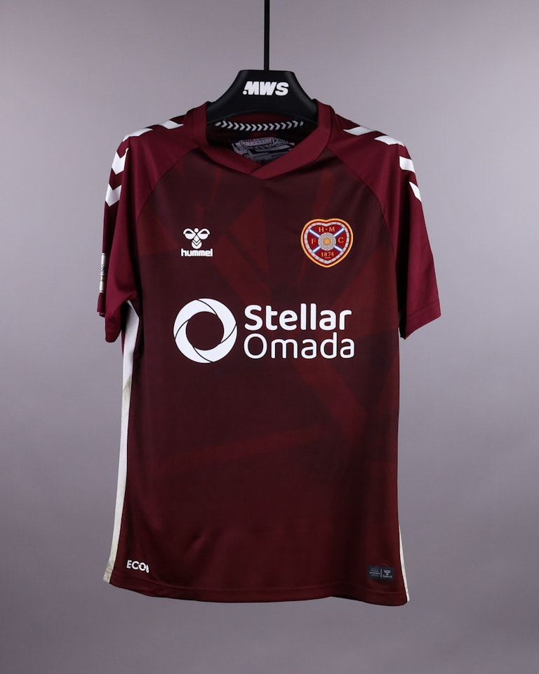 Harry Milne Heart of Midlothian shirt