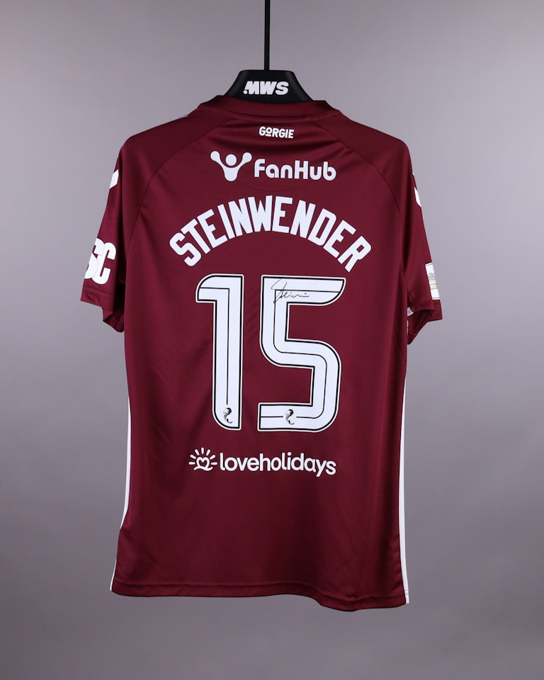Heart of Midlothian 팀의 Michael Steinwender 셔츠