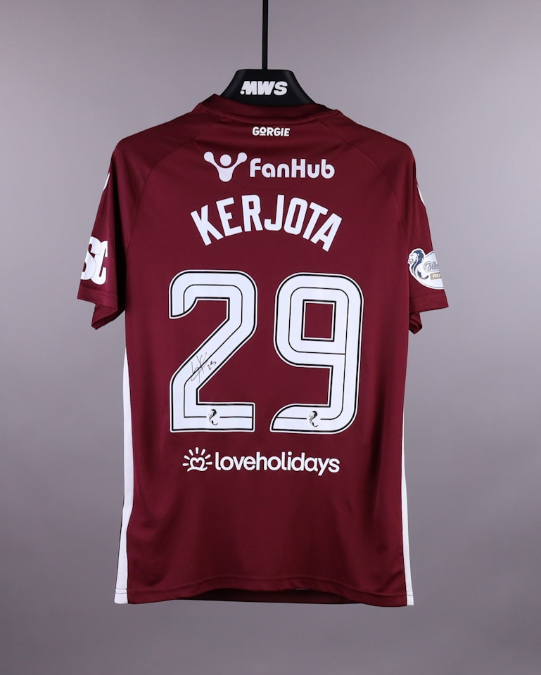 Sabah Kerjota Heart of Midlothian shirt
