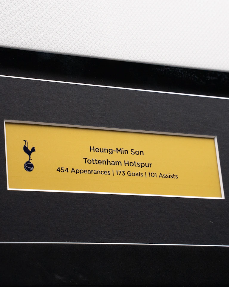 Heung-Min Son Signed Framed Home Shirt 2025/26 Classic | EU