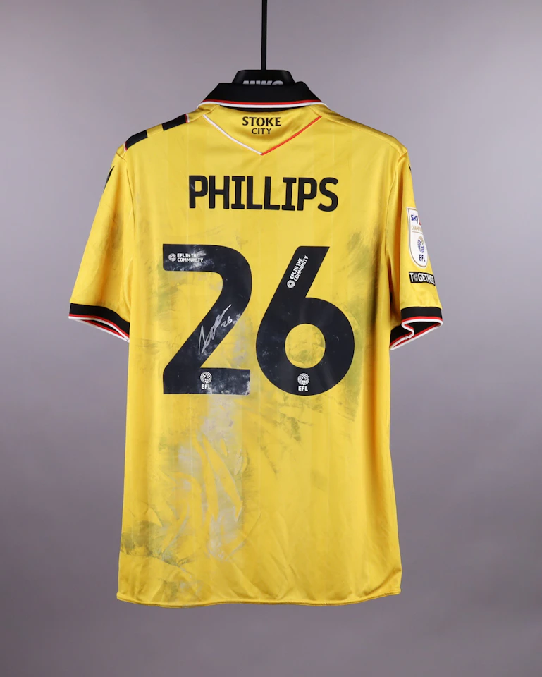来自Stoke City的Ashley Phillips球衣
