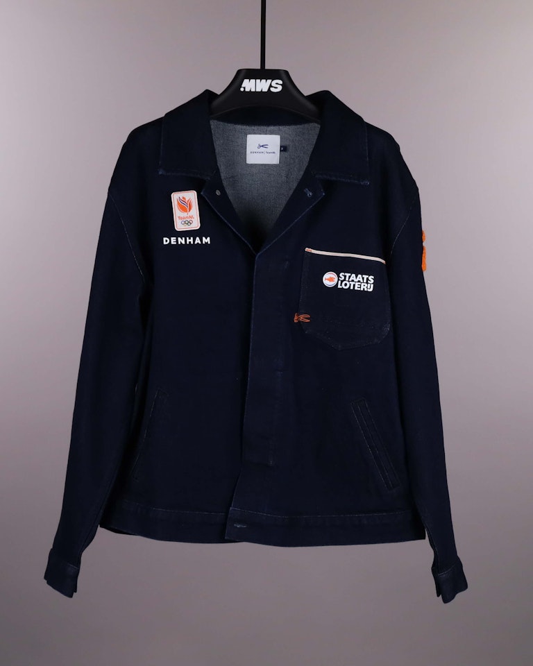 Jenning de Boo | TeamNL Ceremony Worn Denim Jacket