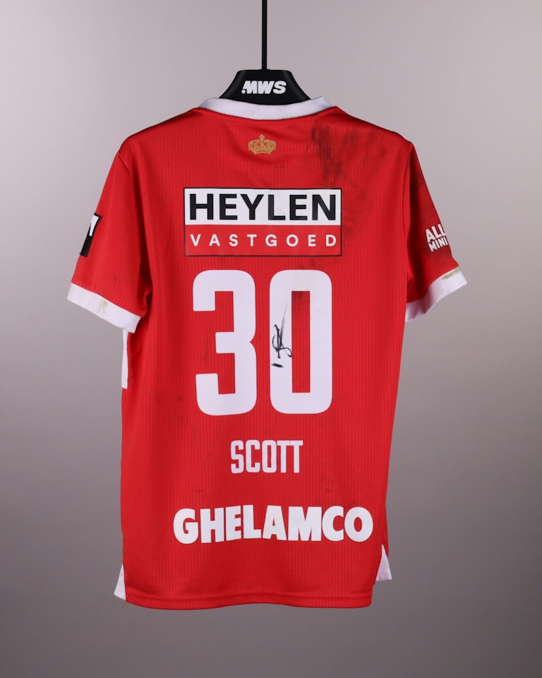 Christopher Gavin Scott Royal Antwerp FC shirt