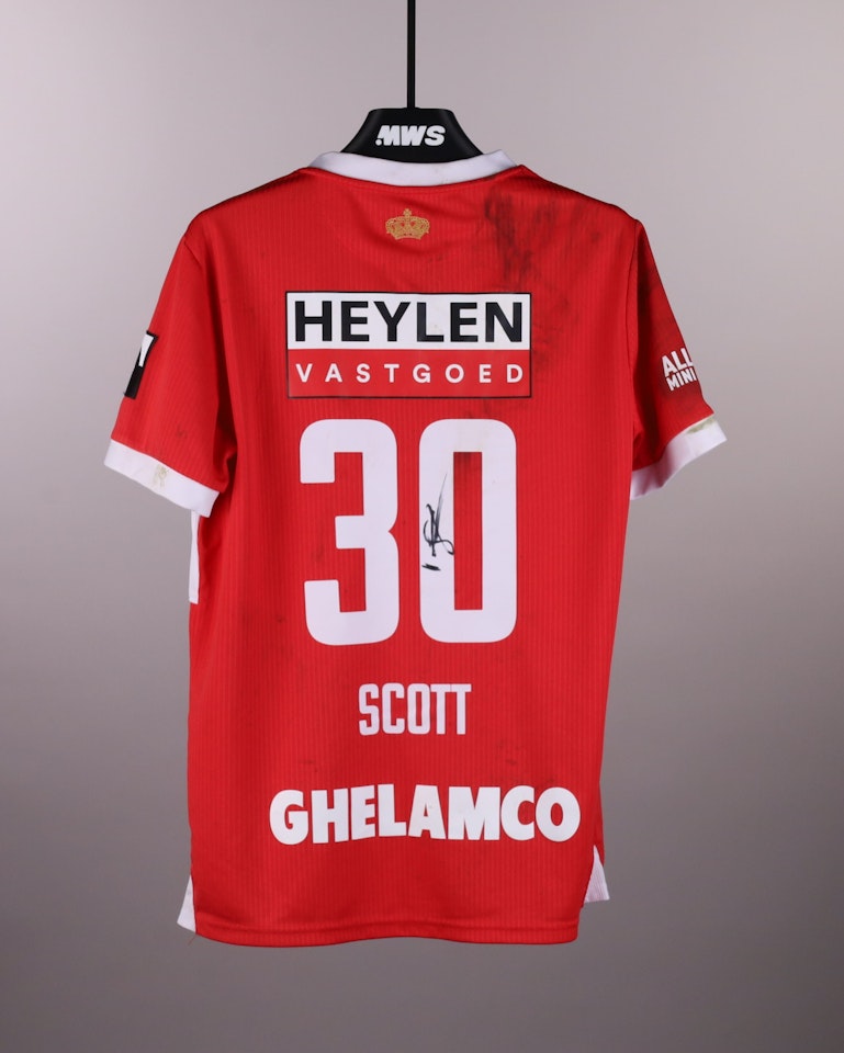 Christopher Gavin Scott Royal Antwerp FC shirt