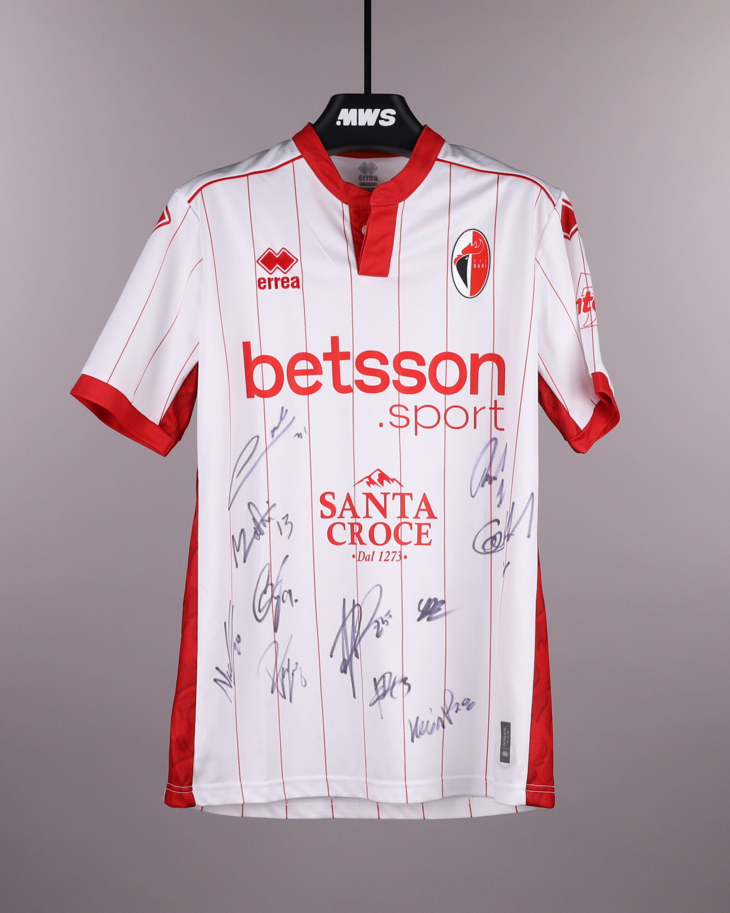Official S.S.C. Bari Soccer Game-Worn Jerseys Auctions