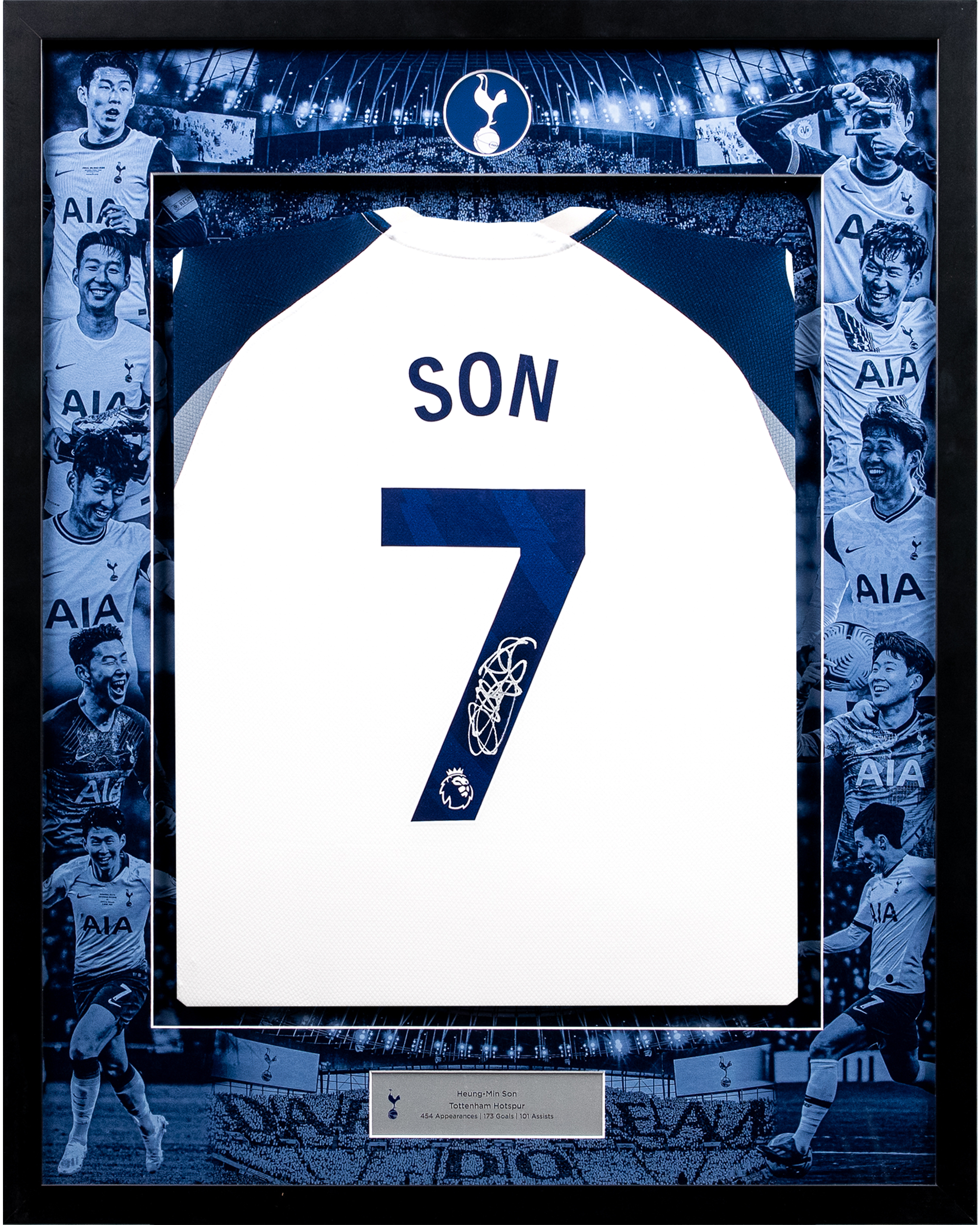 Heung-Min Son Signed Framed Home Shirt 2025/26 Premium | UK