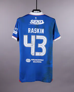 Maillot Domicile Glasgow Rangers 2018/19 Homme - Marque Hummel, Manches Longues, Taille M, Occasion